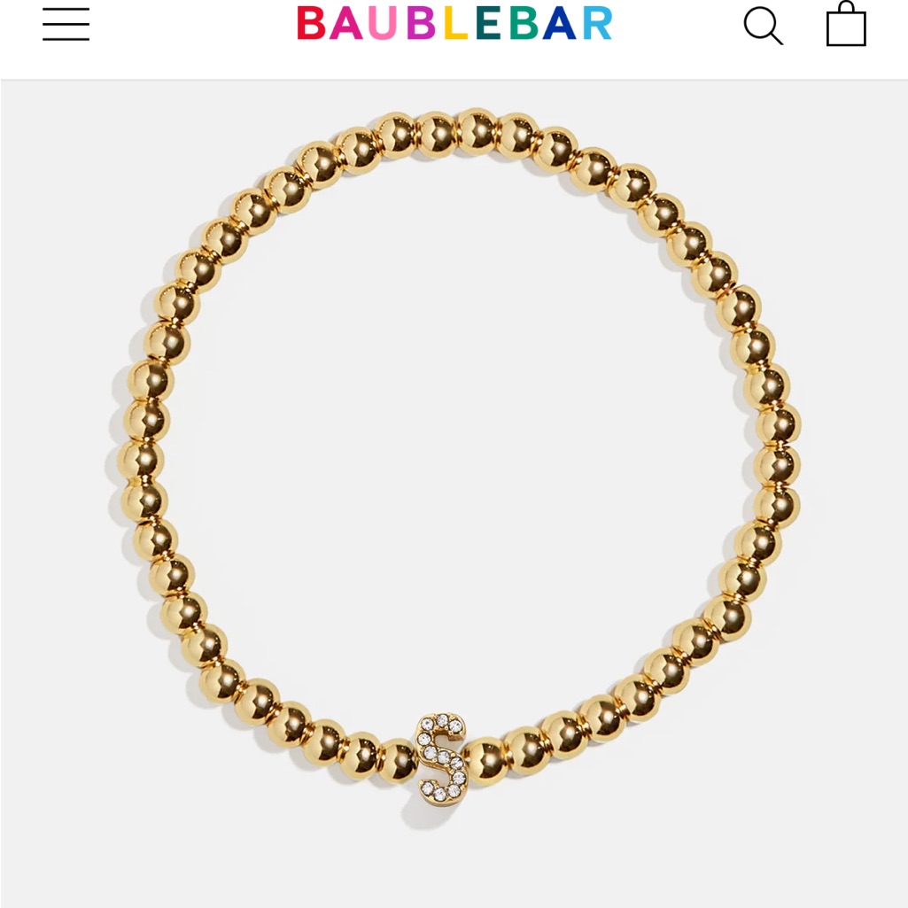 Baublebar New Initial Pisa Bracelet 22$